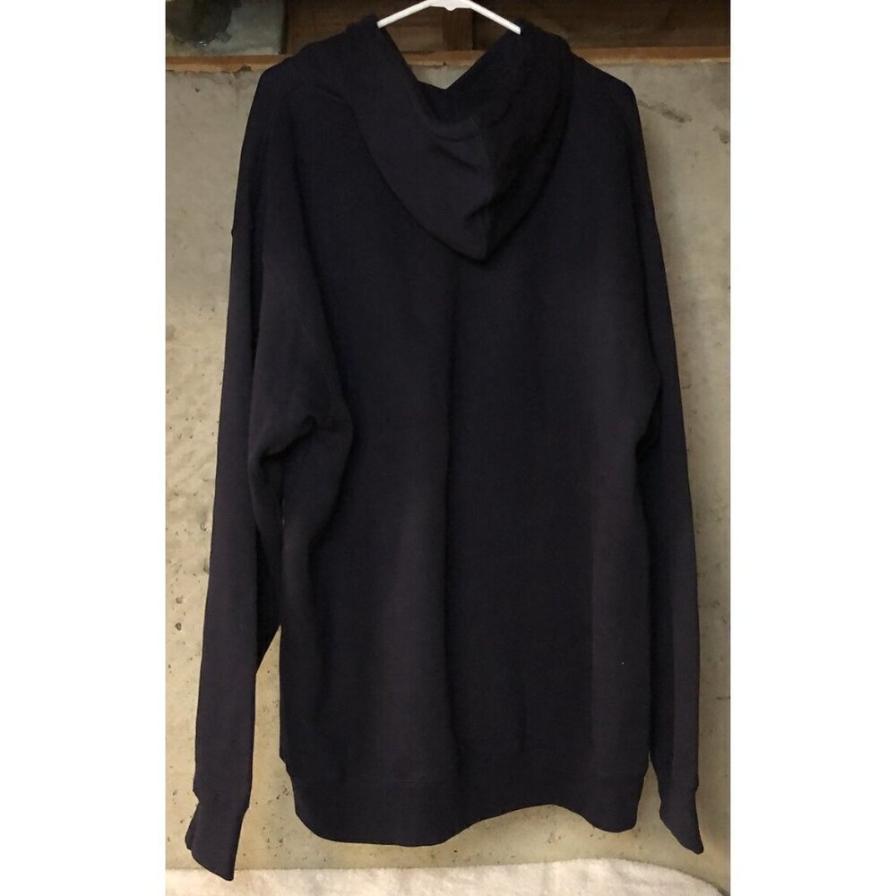 Vintage Consolidated Skateboard Hoodie Dark Navy Sz XL Three Fist Double Stitch - Picture 4 of 6